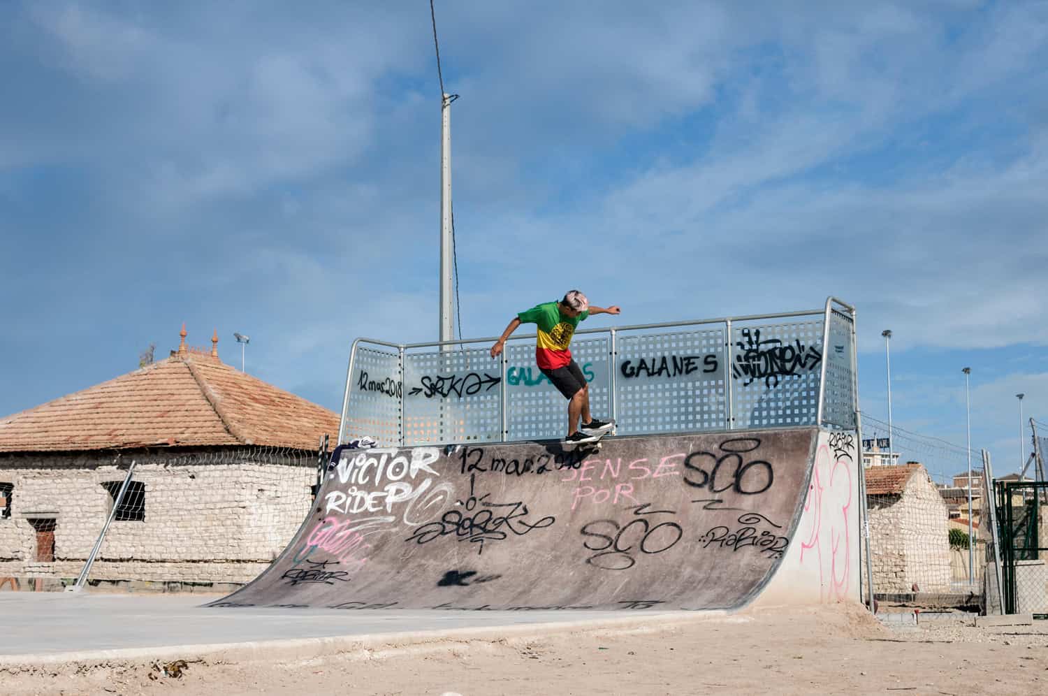 Skate in the skatepark, Spain